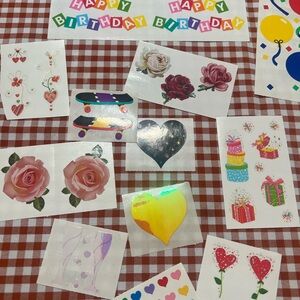 Mrs Grossmans Vintage stickers ranging 1980s-early 2000s